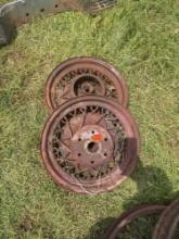 16 in pair early spindle wheel