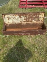 4 ft x 12 x 11 in 1/8 in wall metal tool box