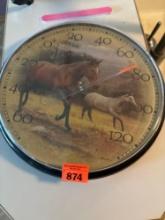 Horse clock