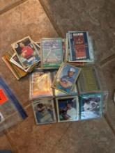 Baseball cards and step