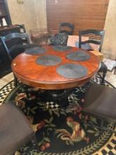 Dining room table with six chairs only, please bring Help to move