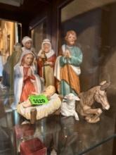 Christmas decor Jesus in the manger