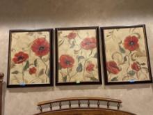 3 Matching Hanging picture frames