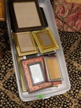 Bucket of picture frames