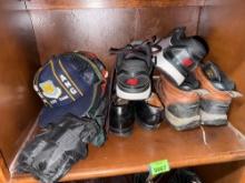 Mens Tennis shoes, work boots and dress shoes Hats, bag