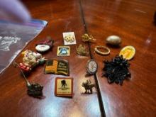 Tack Pins, stick in, button cover, clip