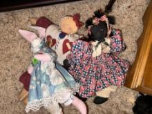 Baby doll, Bunny and ginger bread men