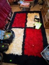 Rug, Items on rug not included, 88 x 58 inches