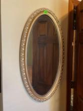 Hanging wall mirror