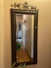 Wall hanging mirror, 5 ft tall and wall decor