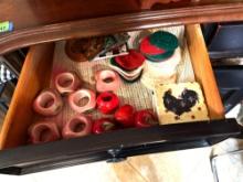 Napkin holder and cup holder