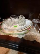 Plates and glasses