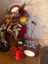 Milk cart and decor
