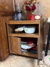 Cabinet Items in and on it not included