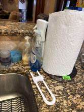 Dish cleaner soap napkin holder and skin mats