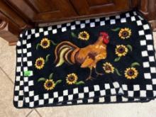 chicken rug