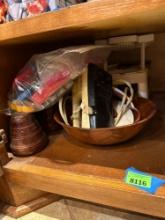 baking supplies and cookie cutters