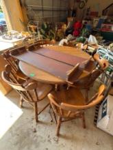 table and chairs