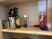 tennis balls, Velcro plant feed air sanitizer, fly paper