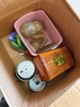 Candle, box, pot