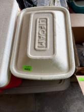 Styrofoam ice chest