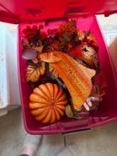 Tote full of fall decor