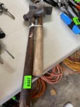 Ball peen hammer and sledge hammer