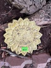 flower stepping stone