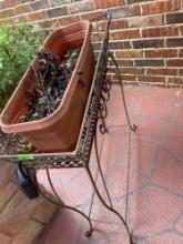 Plant box and stand, lock box not included