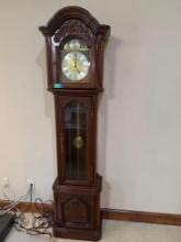 Grandfather clock, 18 x 11 inches, 78 inches height, bring help to move, highly recommend you