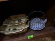 baking pans and decor