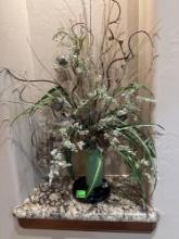 greenery and decor cross