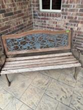 outdoor bench