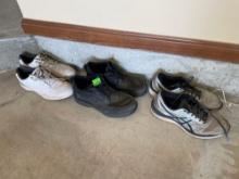 3 pairs of mens shoes, see photos for sizes