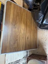 wooden table