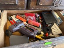 tools, staples, wire, clamps