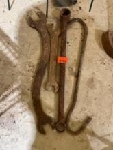 wrenches; hooks; tools