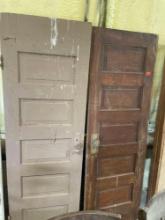Vintage wood doors
