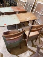 Vintage School desks