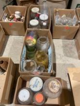 Glass jars and Bottles