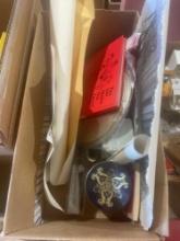 Books, drawings and home decor items