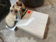 Serving Tray and Cat Book ends