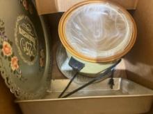 Crock pot and Serving tray