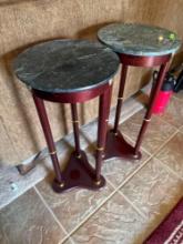 Plant stands, height 27.5