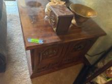 Wooden side table