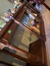Wooden table. Items not included