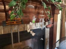 Wind chime and boot