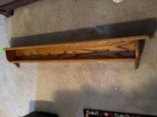 Wall decor, wood shelf