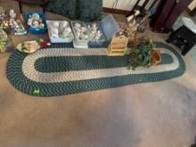 Rug, Items on rug, 27.5 x 100 inches, are not included