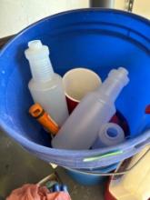 buckets and bottles